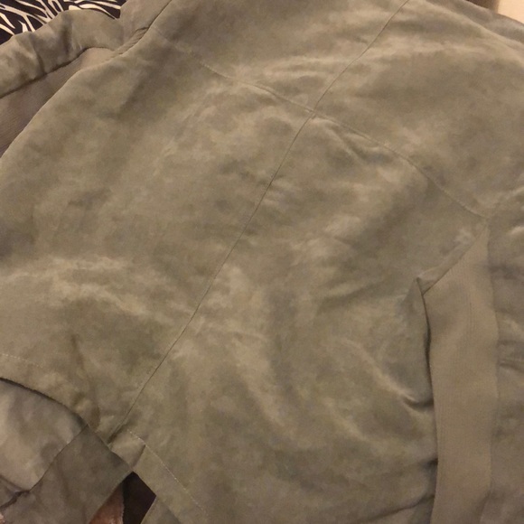 Faux suede moto jacket - Picture 2 of 2